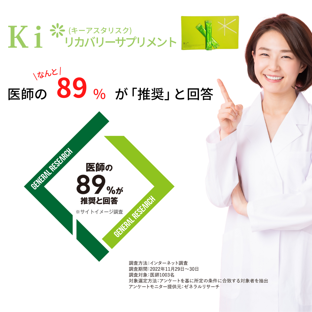 Ｋｉ*（ｷｰｱｽﾀﾘｽｸ）リカバリーサプリメント　ー Ki* Recovery Supplement ー